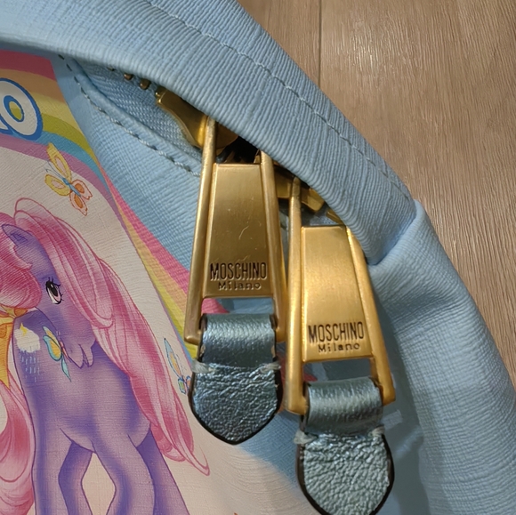 Moschino little pony blue backpack loves my little pony - Picture 11 of 14